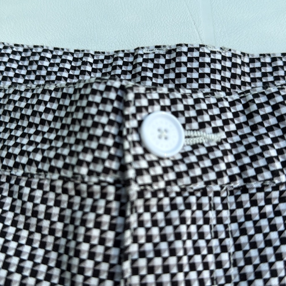 Checkered Black and White Shorts - 10” inseam - Picture 3 of 4